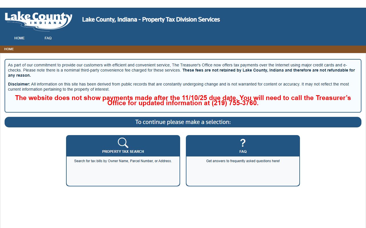 Lake County residents directory public access portal